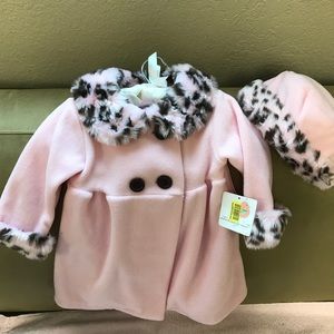 NWT Winter coat with Hat sz 18mn